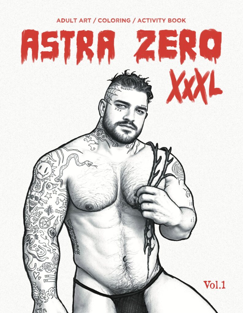 Astra Zero XXXL Adult Art / Activity Book Vol.1